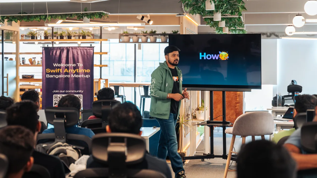 Bangalore Swift Anytime meetup, December 2022, photo 1